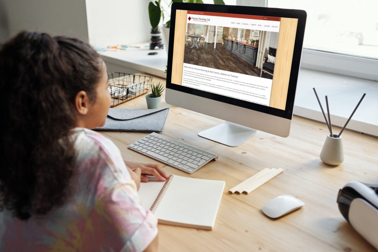 Vincent Flooring's New WordPress Website