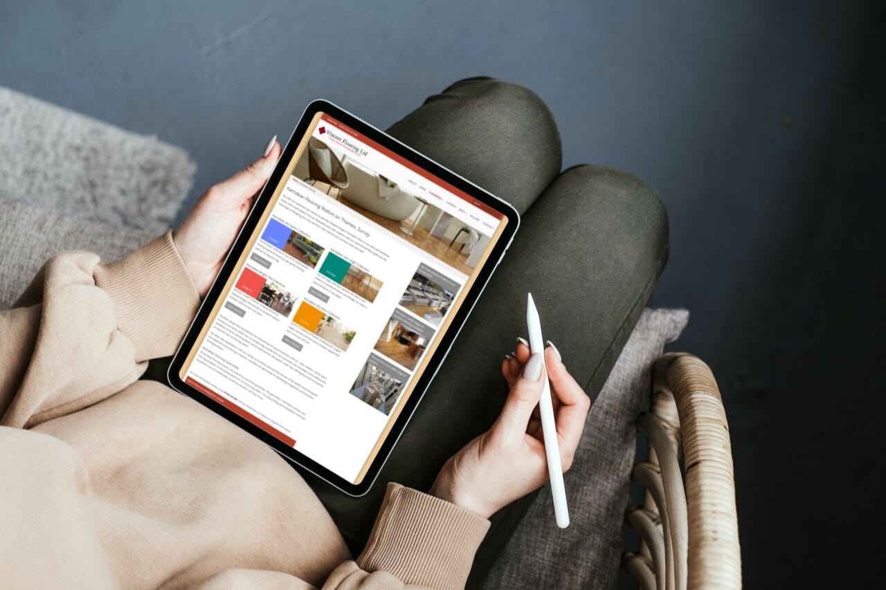 Vincent Flooring's New WordPress Website